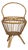 Vintage Italian Bamboo and Wicker Basket, 1960s For Sale