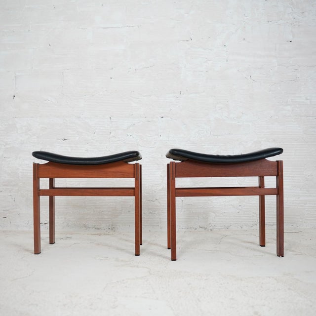 Stool Model 193 by Inger Klingenberg for France & Søn / France & Daverkosen, 1960s For Sale - Image 4 of 4