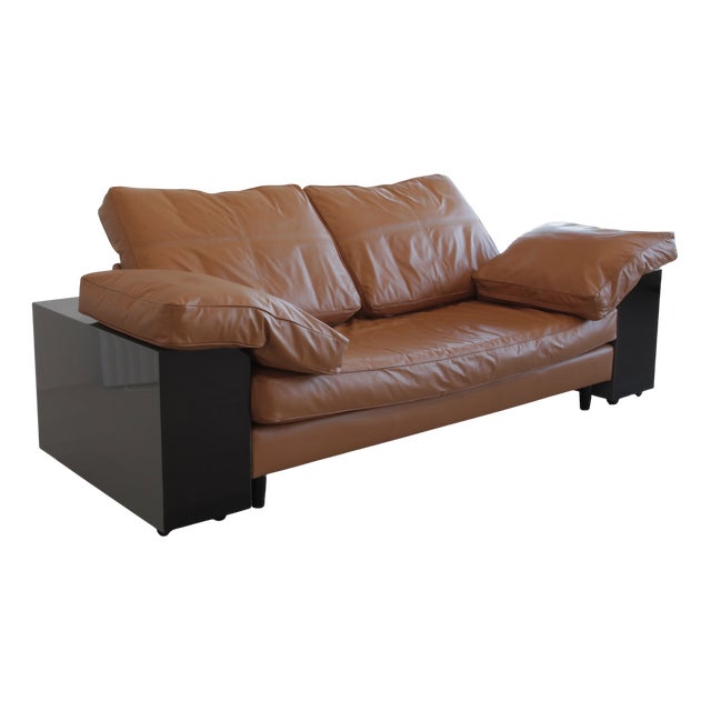 Lota Sofa in Leather by Eileen Gray for Classicon, 1980s For Sale