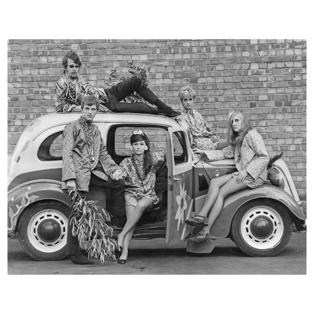 Brian Duffy, Hippiemobile, 1968, Silver Gelatin Fibre Print For Sale