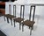 Black Mid 20th Century Set of Skinny Back Postmodern Dining Chairs in the Style of Maurizio Cattelan For Sale - Image 8 of 18