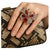 Bochic “Capri” Vintage Natural Ruby & Topaz Butterfly Ring Set In 18K Gold & Silver Natural Ruby - 14.00 carats Natural...