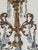 Early 20th Century Early 20th Century French Rococo Style 5-Light Cast Bronze & Pendeloque Crystal Cage Chandelier For Sale - Image 5 of 14