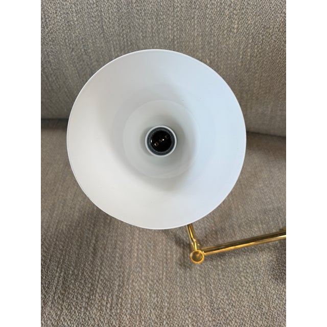 Mid-Century Modern 1960s Mid-Century Modern Brass Double Cone Wall Sconces - a Pair For Sale - Image 3 of 5