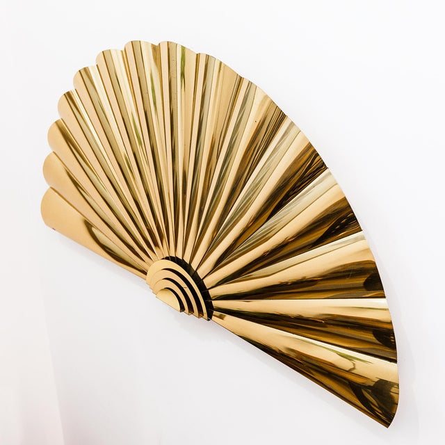 Vintage brutalist metal wall sculpture by Artisan House, produced in San Francisco in 1989. Curtis Jeré, a pseudonym for...