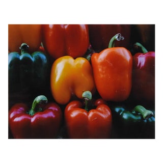 Small Late 20th Century Colorful Peppers Photograph For Sale