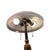 Art Deco French Inspired Alabaster Hammered Copper & Frosted Glass Dome Table Lamp, Circa 1930s For Sale - Image 11 of 14
