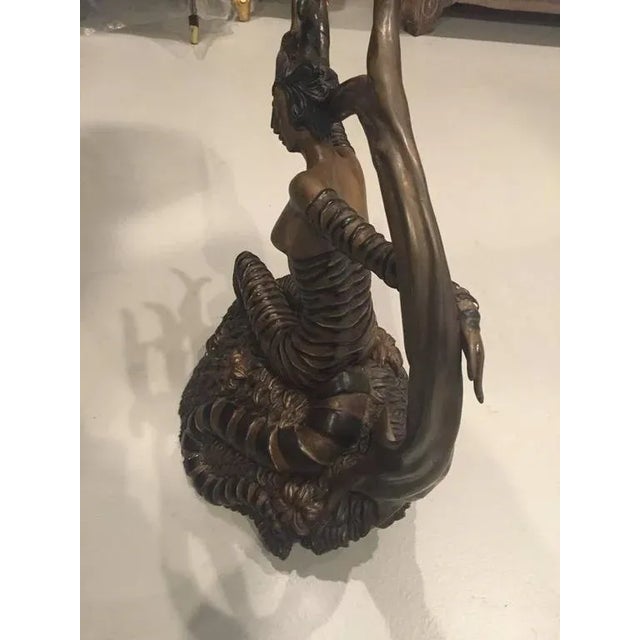 Erte Romain De Tirtoff "The Hunting" Bronze Sculpture For Sale - Image 9 of 10