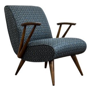 Mid-Century Modern Model 300-110 Lounge Chair from GFM, Poland, 1960s For Sale