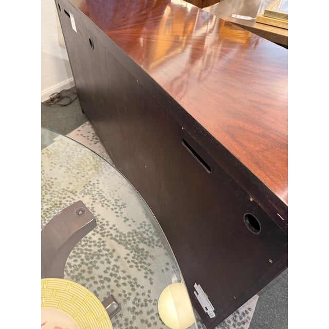 Henredon Sideboard, Dark Walnut For Sale In San Francisco - Image 6 of 12