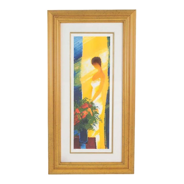 Emile Bellet (French, 1941-2022) Original Limited Edition Lithograph Signed #'D Finely Framed For Sale