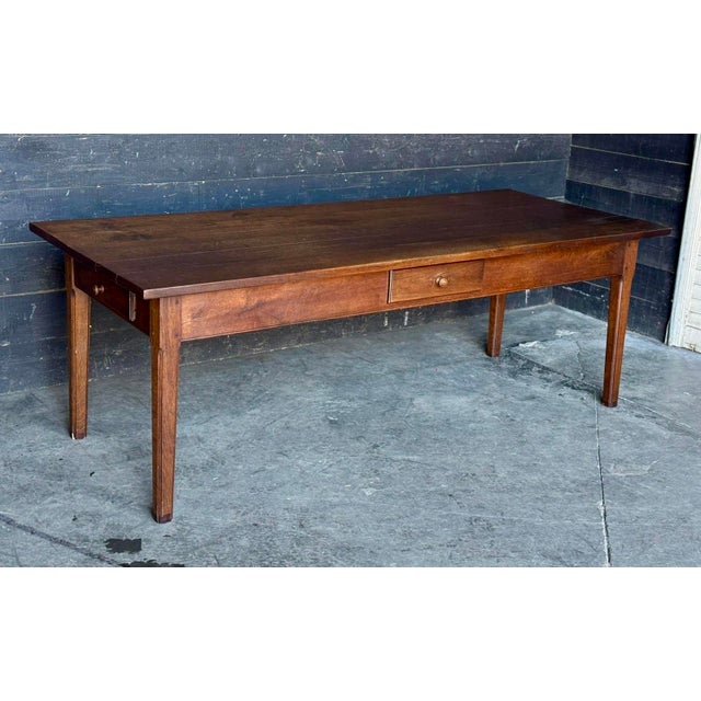 Mid 19th Century Normandy Farmhouse Dining Table in Oak, 1850 For Sale - Image 5 of 18