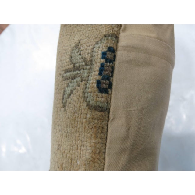 Zabihi Collection Large Vintage Turkish Eclectic Rug Pillow For Sale - Image 4 of 5