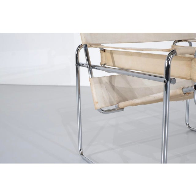 B3 Wassily Armchair in Fabric by Marcel Breuer for Gavina, 1970s For Sale - Image 9 of 14