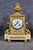 Superb Quality French Louis XV Bronze and White Marble Clock Set For Sale - Image 4 of 12