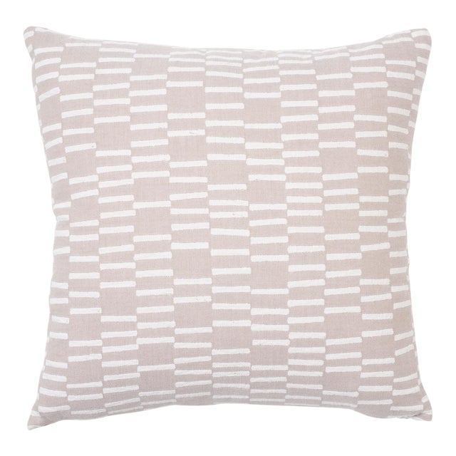 Schumacher X Caroline Z Hurley Cedar Tree Neck 16" Pillow in Clay For Sale