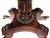 Antique American 19th C Regency Mahogany Flip Top Leather Game Table & Console For Sale - Image 15 of 18
