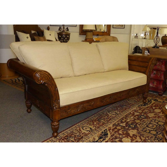 Tommy Bahama Plantation Style Sofa / Daybed With Reversible Cushions