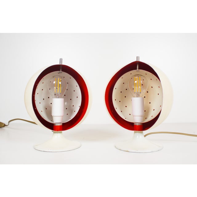 Vintage Eclisse Table Lamps by Anvia, Netherlands, 1960s, Set of 2 For Sale - Image 9 of 13