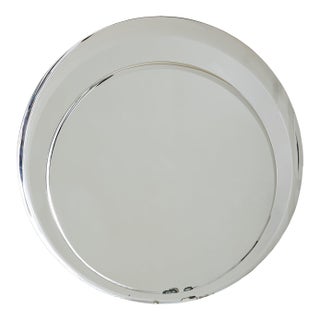 Italian Round Layered Wall Mirror Attributed to Cristal Arte, 1960s For Sale