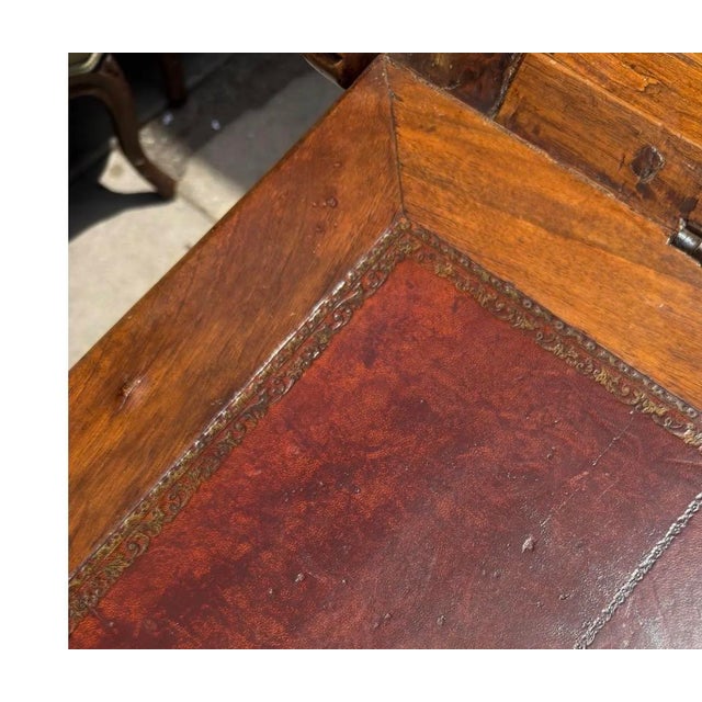 Antique 18th C French Country Fruitwood Secretary Desk For Sale In Los Angeles - Image 6 of 7