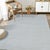 2020s 8x10 Xena Maya Ivory Solid Minimalist Modern Handmade Wool & Viscose Carpet Rug For Sale - Image 5 of 5