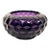 Mid Century American Fostoria Amethyst Glass Rose Bowl For Sale