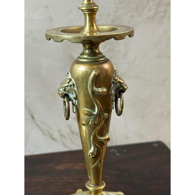 Bronze Candlesticks, Set of 2 For Sale - Image 4 of 10