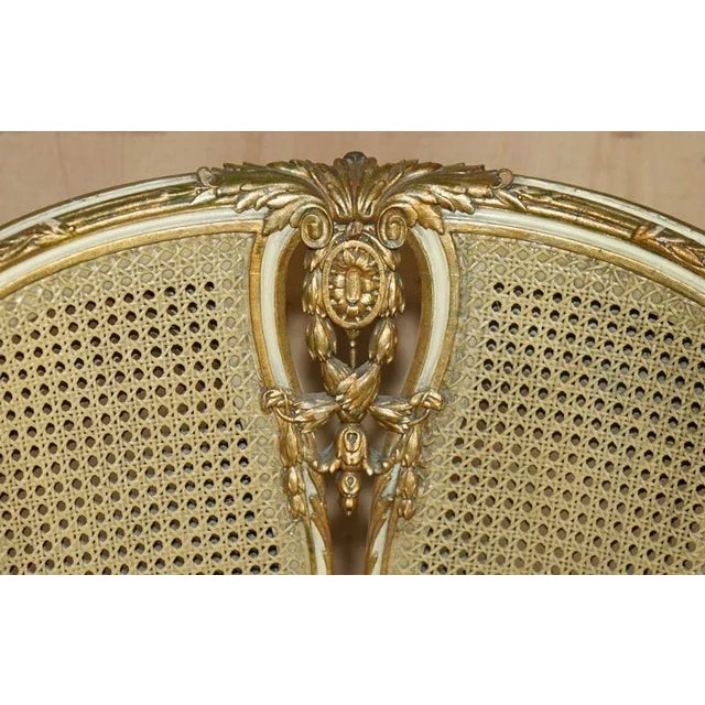 Antique French Chesterfield Leather Armchairs, 1880, Set of 2 For Sale - Image 6 of 18