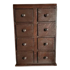 19thc Spice Wall Box/ Cabinet