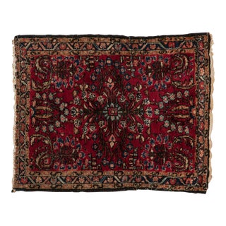 Vintage Lilihan Square Rug Mat - 2'1" X 2'7" For Sale