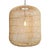 Classic raw wicker jug shaped hand woven pendant lantern. Beautiful natural material with open bottom for direct downward...