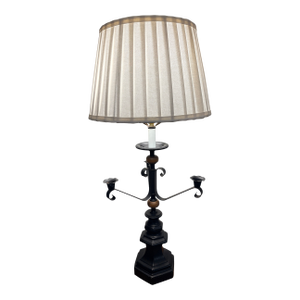 Mid 20th Century Neoclassical Revival Gas Style Candelabra Lamp