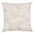 Abstract Schumacher X Caroline Z Hurley Tiah Cove 20" Pillow in Ivory on Natural For Sale - Image 3 of 3