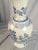 1950s Vintage Blue and White Vase For Sale - Image 4 of 5