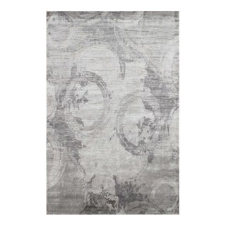 Pasargad Home Modern Grey Area Rug- 5' 6" X 8' 6" For Sale