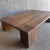 Beam XL Walnut Stain Reclaimed Elm Wood Coffee Table For Sale - Image 12 of 12
