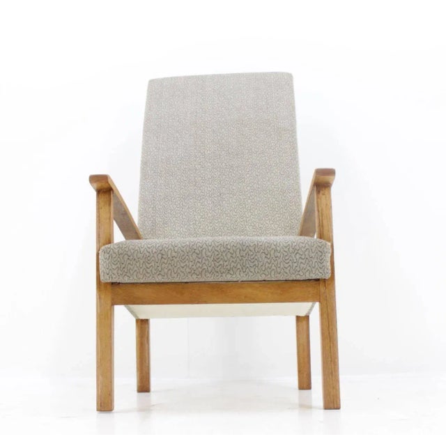 Wood Czech Armchair, 1960s For Sale - Image 7 of 10