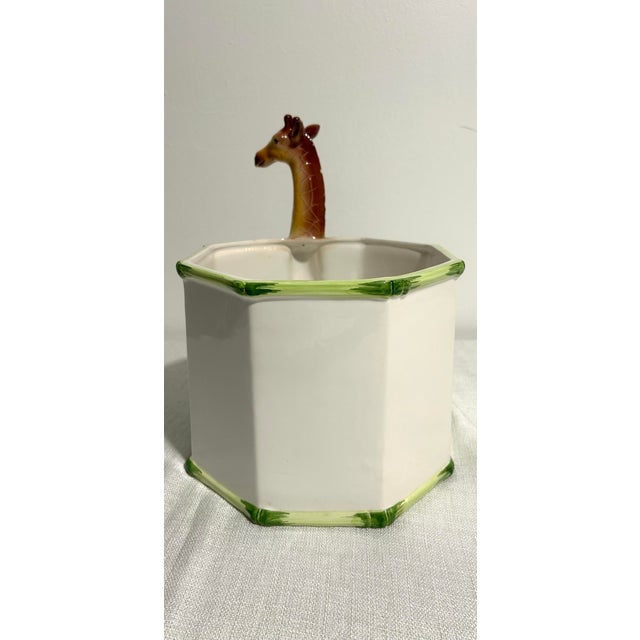 Gumps Mid Century Modern Gumps Vintage Italian Giraffe Planter For Sale - Image 4 of 9