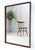 Mid Century Modern 2" Deep Profile Solid Walnut 32x43 Rectangle Wall Mirror MINT For Sale - Image 14 of 15