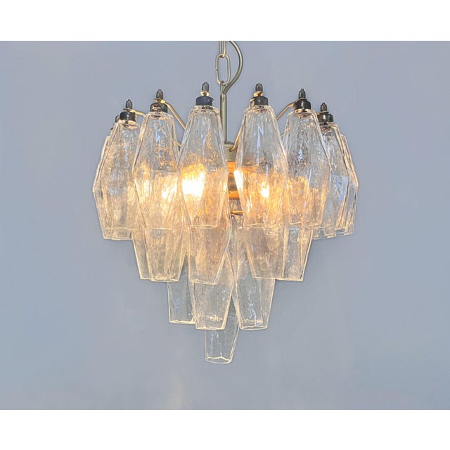 Murano Poliedri Chandelier from Carlo Scarpa Design, 1990 For Sale - Image 18 of 18