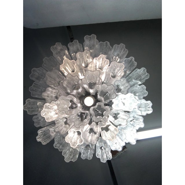 Murano Italian Sputnik Murano Glass "Tronchi" Chandelier For Sale - Image 4 of 9