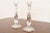 Contemporary Tiffany & Co. Clear Crystal Candlesticks, Pair For Sale - Image 3 of 12