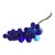 Cobalt Blue Murano Glass Drop Grape Cluster For Sale