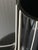 Vintage Black Glass Vase with White Trim, 1950s For Sale - Image 4 of 17