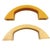 Art Deco Art Deco Bright Yellow Bakelite Drawer Pulls W/ Chrome Strip, Set of 6 For Sale - Image 3 of 14