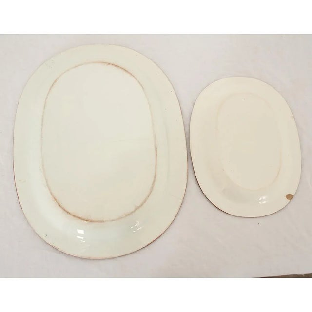 Pair of 19th Century Oval Wedgwood Pearlware Platters For Sale In Baton Rouge - Image 6 of 7