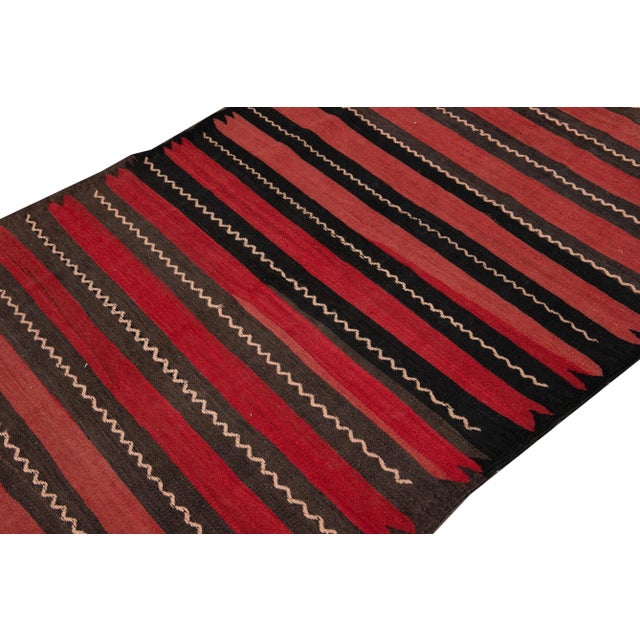 Mid-20th Century Vintage Kilim Runner Rug 4 '5'' X 10' 11''. For Sale - Image 12 of 13