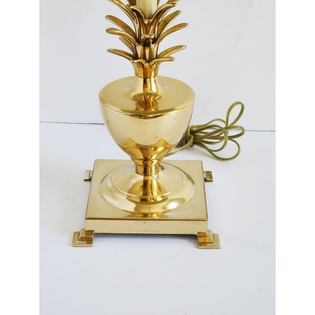 Vintage Frederick Cooper Style Pineapple Form Table Lamp For Sale In New York - Image 6 of 17