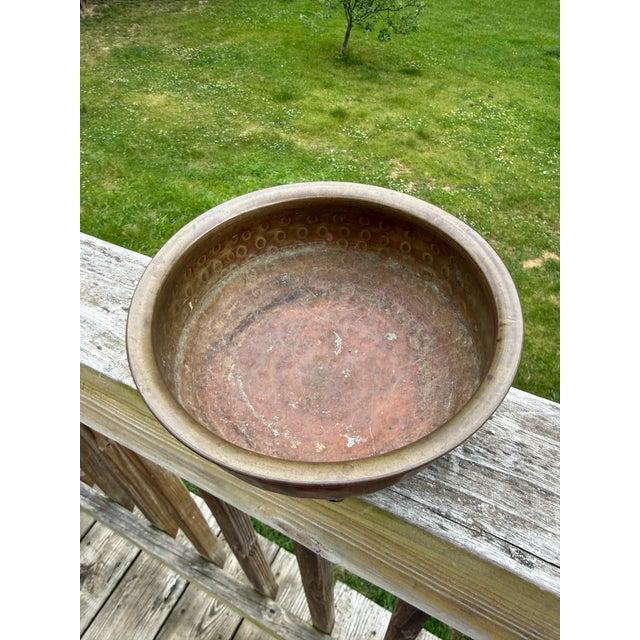 This antique Russian pot is a true masterpiece of craftsmanship. Handmade from copper, it features beautiful hammered...